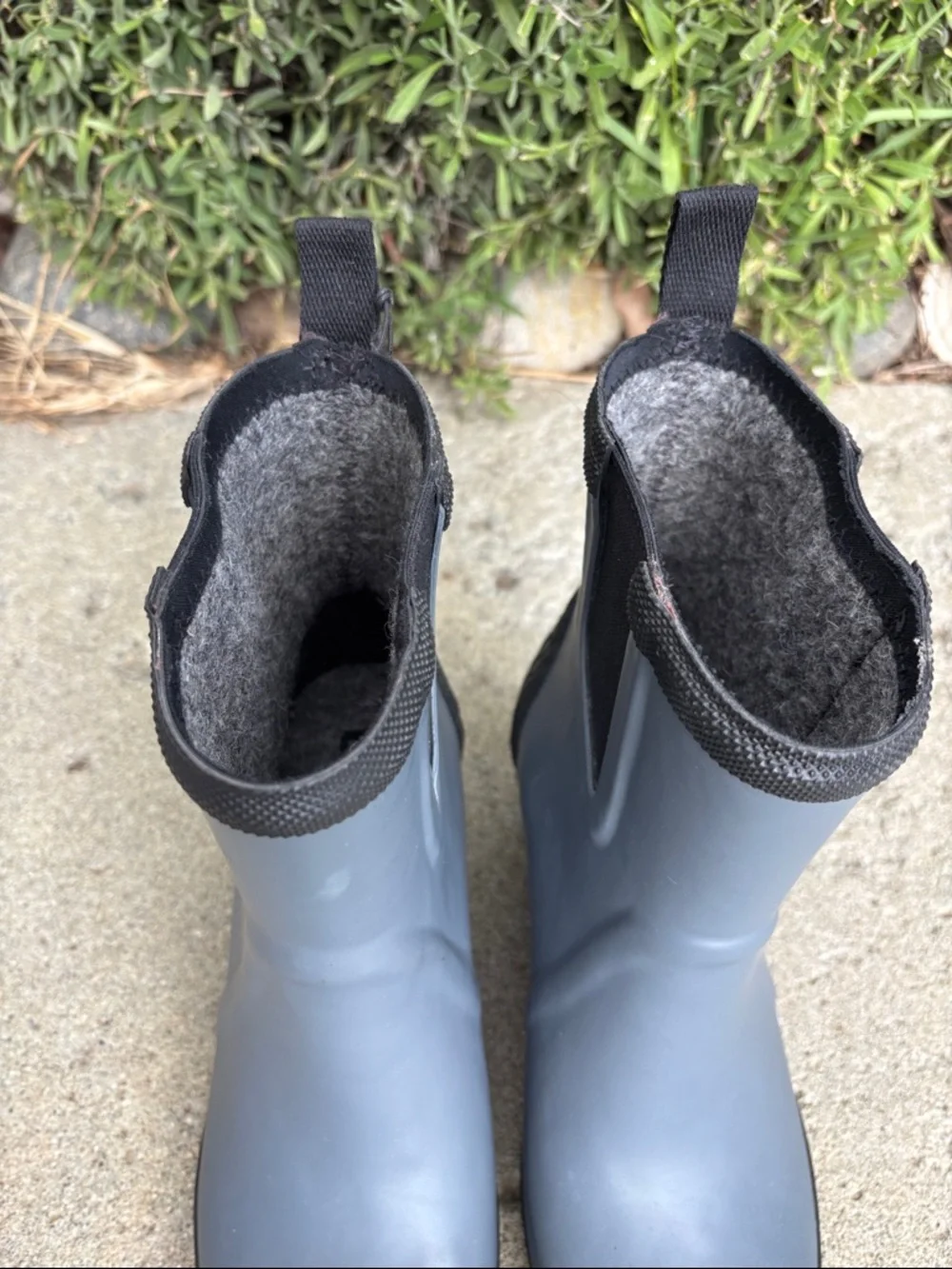 Sorel Women's Gray Joan Rain Wedge   Chelsea Style Waterproof Rain Boots. NWT. 8